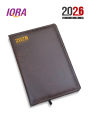 2026 IQRA Diary Standard Size Single Date Brown Color Diary. 