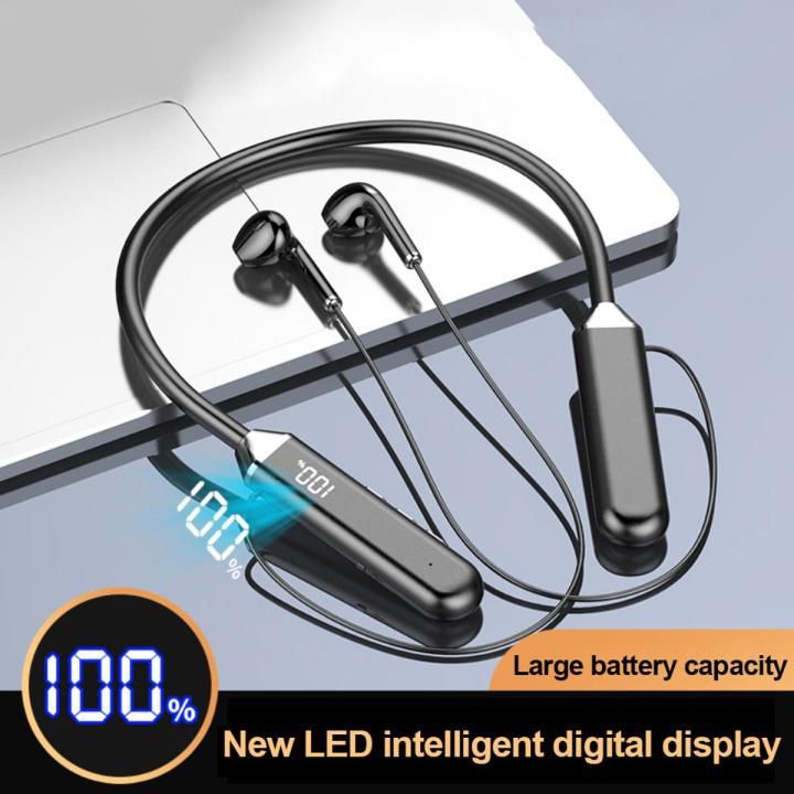 S21 Neckband TWS (True Wireless Stereo) Bluetooth Handsfree Earphones Headset (Connect With All Bluetooth Devices).