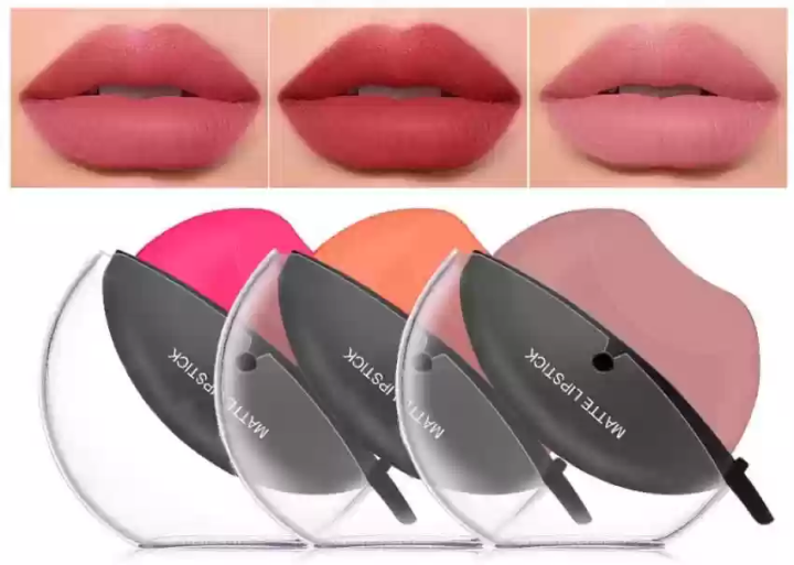 Korean%20Style%20Lip%20Shape%20Waterproof%20Lazy%20Lipstick%20Matte%20Makeup%20Long%20Lasting%20Moisturizing%20Matte%20Finish%20Lip-Shaped%20Lipstick%20Moisturizing%20Matte%20Lip%20Makeup%20Tint%20Waterproof%20Nonstick%20Cup%20Lip%20Gloss%20-%20Image%203