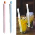 Iced Straw Mold Silicone Ice Straw Maker Reusable Mold Bpa Free Diy Kitchen Bar Supplies. 