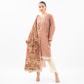 Maahru - Unstitched Fabric  - 2 Piece (100 % Premium Lawn) - Thirstle Thrill. 