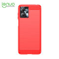 Lenuo Carbon Fiber Bumper Phone Case For Motorola Moto G13 / G23 Back Cover Coque Shockproof Protective. 