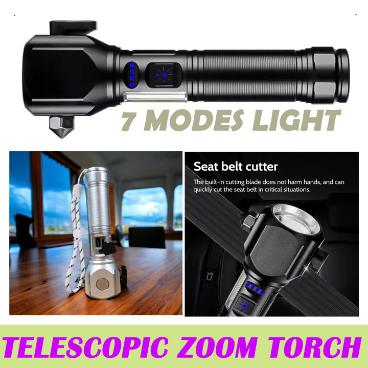 Genuine High Range USB Rechargeable Emergency Flash Light Best