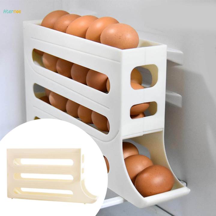 Refrigerator Egg Storage 4 Layer Egg Organizer for Pantry Cabinet Kitchen