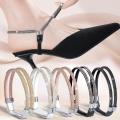Women Shoeslaces for High Heels Shoes Decorations Buckle Lazy Shoelaces Elastic Band Anti Falling Heel Non-Slip Belt Strap. 