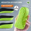 【HOT】 Height Increase Insoles For Men Women Shoes Flat Feet Arch Support Orthopedic Insoles Sneakers Heel Lift Half Shoe Pads 3 Colors. 