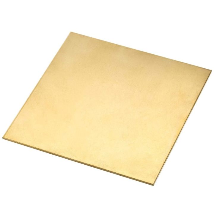 Practical 100x100mm Brass Sheet 150x150mm Square Metal Sheets Plates DIY Copper Material CNC Frame Model Mould