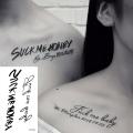 1PCS Waterproof Temporary Tattoos Black Devil Doesn't Sleep English Letters Tattoo Stickers Tatto Neck Wrist For Women Men. 