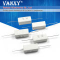 10pcs 5W Cement resistance 0.1 ~ 10k ohm 5% 0.22 0.33 0.5 1 10 100 1K 10K ohm 0.1R 0.22R 0.33R 0.5R 1R 10R 100R. 