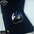 Genuine Blue Neelam Emerald Cut Neelam Ring 925 Sterling Silver – Astrology Approved Neelum Stone, Engagement & Wedding Jewelry for Men & Women, Luxury Design. 