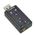 USB Sound Card 7.1 Channel Audio External - With Volume & Mute Button. 