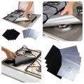 Premium Quality Silver and Black Stove Paper - Heat-Resistant Protective Liner for Stove Tops, Compatible with Gas, Electric, and Induction Stoves. 