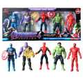 Pack Of 5 Avengers Action Figures Set With Accessories Included For Kids and Toddlers. 