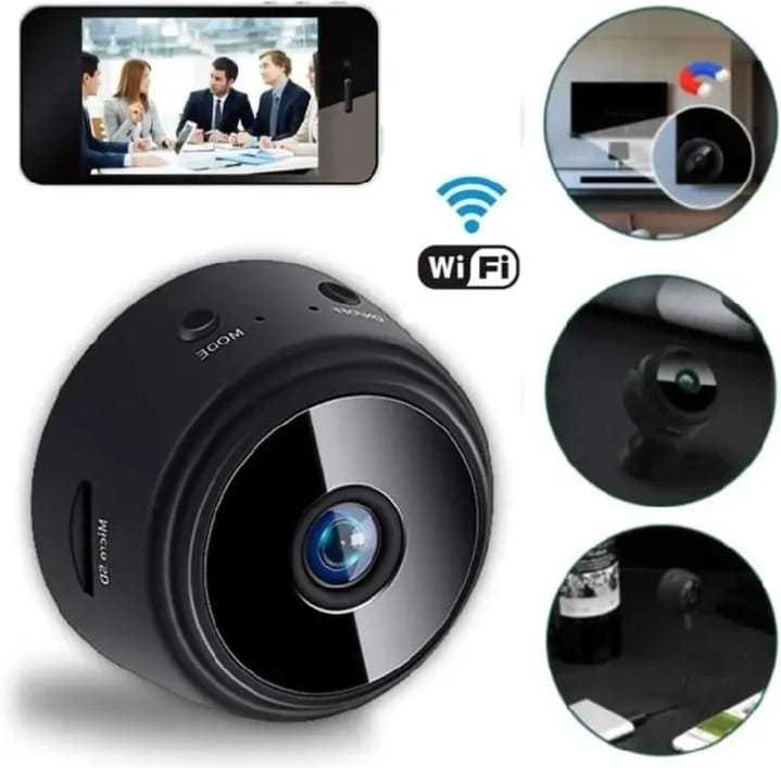 WiFi Mini Camera HD 1080p 2 Mega pixel Camera Lens Upto 128 GB Memory ...