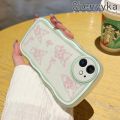 chenyyka For VIVO Y71 Y71i Case Cartoon Cute Hand Painted Kuromi Color Cute Cream Wave Soft Edge Transparent Shockproof Creative Phone Case Simple Clear Case Silicone Protective Cover. 