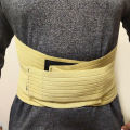 Herniated Disc & Back Pain Relief Cotton Premium Lumbar Support Belt For Back Pain Relief | Ls Belt With Adjustable Strap For Back Pain, Lower Back Support With Cushioning For Men And Women (SAME AS PICTURE HIGH GSM). 