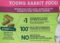 Oxbow Essentials Young Rabbit Food - All Natural RabbitFood- High Energy & Calcium- Made in the USA - All Natural Vitamins & Minerals- Veterinarian Recommended- 500 grams pack. 
