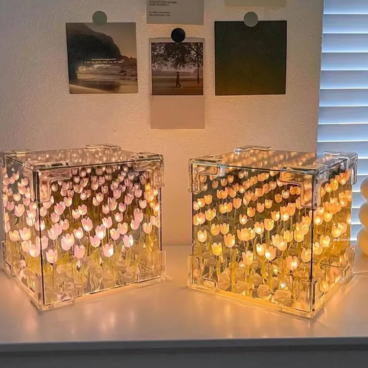 DIY%20Flower%20Sea%203D%20Cloud%20Tulip%20LED%20Night%20Light%20Mirror%20Table%20Lamps%20-%20Image%204