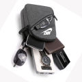 Fashion Man Small Chest Bag Phone Pocket Cross Body Shoulder Fanny Pack Male Handbag Outdoor Neck Side Crossbody Gym Bags. 