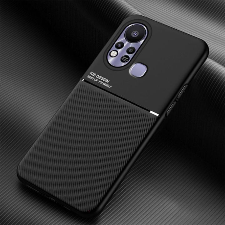 For Infinix Hot 11s 360 Full Protection Case For Infinix Hot 11s Double-Sided Shockproof Phone Cover leather feel car magnetic attraction Phone Case