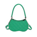 Women's Handbag2022New Simple Fashion Women's Shoulder Bag Texture Rhombus Indentation Crossbody Small Square Bag. 