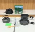 New Portable Cooking Set Outdoor Picnic Camping Cookware set Mess kit Folding Cooking set stainless steel Lightweight 10/11 Piece Durable Pot Pan Bowls Spark with Nylon Bag for camping Hiking Backpacking Outdoor Cook Equipment Set with Teapot SY-300. 