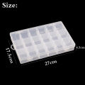 Components Storage Box 18 Slots Multi Functional Transparent Plastic Storage Box Case 18 Grid Adjustable Slots 18 Compartments For Jewelry Parts & Electronic Parts Storage. 
