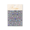 3D Realistic Colorful Hot Bikini Sumer Surf Beach Sports Fishtail Coconut Tree Adhesive Nail Art Stickers Decals Manicure Charms. 