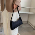 Fashion Simple Shoulder Underarm Bags Personality Texture Armpit Bag Solid Color Casual Handbags Female Pouch Tote Crossbody Bag. 