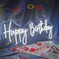 Elegant and Customised Happy Birthday Neon sign with extra-ordinary Neon light design and Bright neon signboard colors. High quality of customization, Customised Neon Name, Neon lights for room, Neon couple names and Happy birthday or event neon signs. 