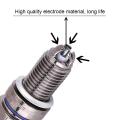 3pcs D8TC 3 Electrode Spark Plug, Racing Spark Plug with 3 Electrode for CG 125 150 200cc CF250 Motorcycle Scooter ATV Quads. 