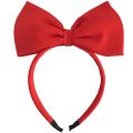 Disney Snow White Red Hair Bows Headband Hairband Girls Hair Accessories Fabric Bow Knot kids Headwear Hair Band Headdress Gift. 