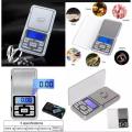Mini Digital Scale 100/300/500g 0.01/0.1g High Accuracy Back light Electric Pocket Scale For Jewelry Gram Weight. 