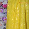 Royaltime Shimmer Pink Gold Sequin Fabric By The 0.5 Yard Two Way Stretch Embroidered Mesh African Lace Fabric for Dress Sewing. 