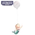 Mermaid Figurine Cartoon Mermaid Fish Tank Ornament Adorable Mini Aquarium Decor. 