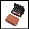 Zip card wallet Genuine Leather Minimalist Men's Purse Long Wallet For Men Card Holder Wallet Small Wallet for Men and Women. 