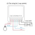 16A MINI Wifi Smart Switch  2WAY Control Timer Wireless Switches Smart Home Automation Work With Alexa Google Home. 