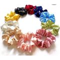 Scrunchies for girls hair High Quality Silk Pack of 3, satin women hair accessories. 