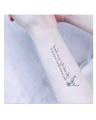 Lovable Letters Lips Shoulders Hands Chest Excessive High Quality Tattoo. 