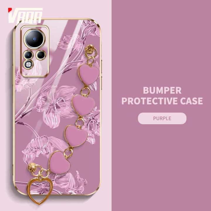 Love Bracelet case for infinix note 11 Back Cover Bauhinia Flower Case infinix note 12