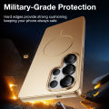 Sanptoch Slim Matte Magnetic Phone Case For Samsung Galaxy S25 S24 Ultra Plus Ultra Thin Anti-fingerprint Cover For S25+ PC Shockproof Protection Casing. 