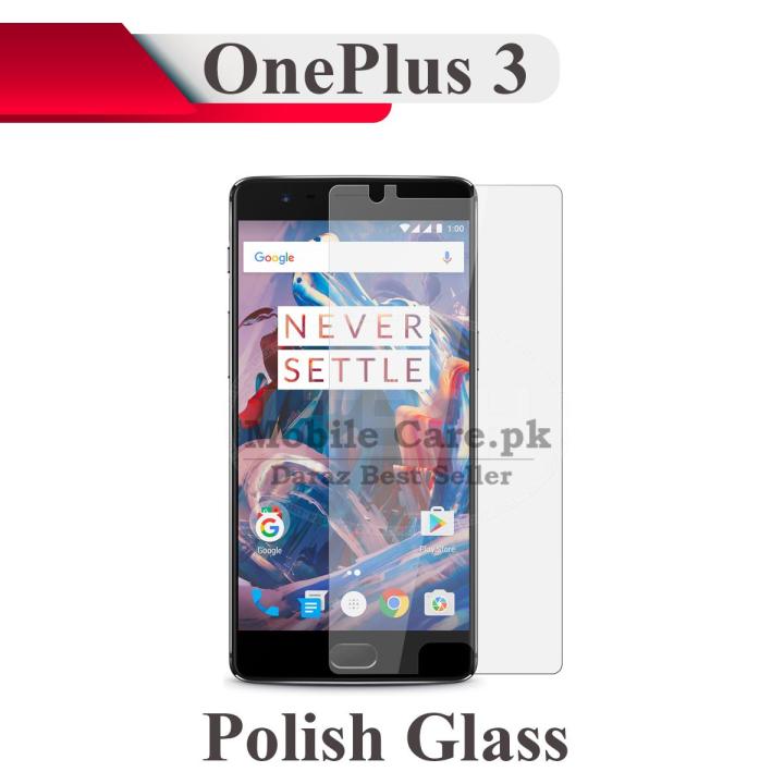 OnePlus%203%20Tempered%20Glass%20Screen%20Protector%20Polish%20Glass%20-%20Image%203