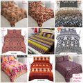Cotton bed sheet full king size best quality. 