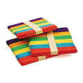 ICE CREAM STICKS IN MULTICOLOR ( PACK OF 40 ICE CREAM STICKS ). 