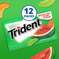 Trident Watermelon Twist Sugar Free Gum, 14 Count (Pack of 12). 