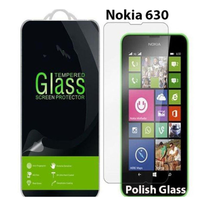 Nokia 630 Glass Screen Protector High Quality Polish Glass For Nokia 630