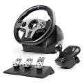 Racing Wheel PXN - V9 Pro Racing Game Steering Wheel with Responsive Gear and Pedals & Manual Transmission Vibration Compatible PC , PS3 , PS4, PS5, XBOX. 
