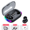 HLstar® Air buds Pro K10 TWS Bluetooth Earphones LED Gaming Wireless Earbuds Sports Hifi Stereo Handsfree Headphone with Mic Bluetooth Wireless Headsets. 
