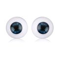 20mm 22mm 24mm Animal Blue Brown Black Real Like Eyeballs Baby toy Half Round Hollow Realistic Dolls Eyes. 