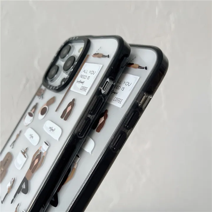 %5BAll%20you%20need%20is%20coffee%5DCASETIFY%20Acrylic%20Phone%20Case%20compatible%20For%20iPhone%2015%20Pro%20MAX%2011%2012%2013%2014%20Pro%20MAX%20Coffee%20girl%20TPU%20border%20transparent%20shockproof%20phone%20protect%20cover%20-%20Image%205